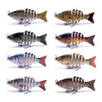 Mini Multi Jointed Swimbait Fishing Lure set