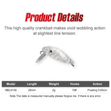 Mini Floating Minnow Fishing Lures