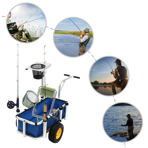  Fish and Marine Cart with Tires