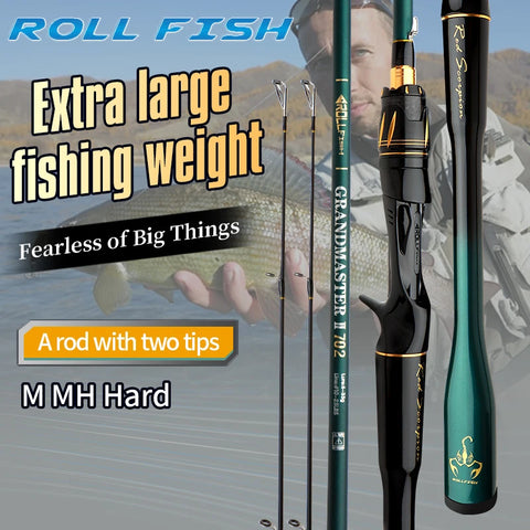 Spinning/Casting  Saltwater Freshwater Lure Fishing Rod