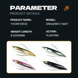 Dragonfly Minnow Bait  Topwater Fishing Lure