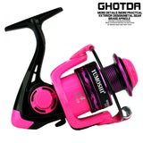Pink High Speed  Spinning Fishing Reel