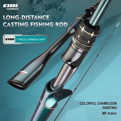 High Carbon  Spinning Casting Fishing Rod