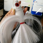 White Color Nylon Hair Jig Baits