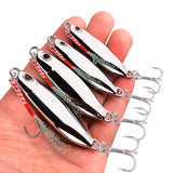 Metal Cast Jig Spoon 10g 15g 20g 30g 40g Lures