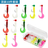 Soft Fishing Lure Metal Jig Head Fishing Hooks