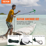 Kayak Anchor Kit W/ Rope and Storage Bag