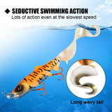 Firebomb Soft Swimbait Rolling Swivel Flame Stinger Rig Kit