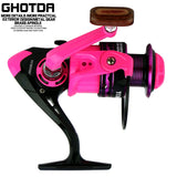 Pink High Speed  Spinning Fishing Reel