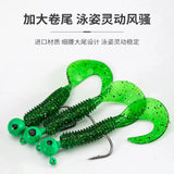 Soft Fishing Lure Metal Jig Head Fishing Hooks