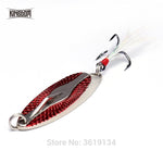 Bevel Cut Metal Spinner Spoon Fishing Lure