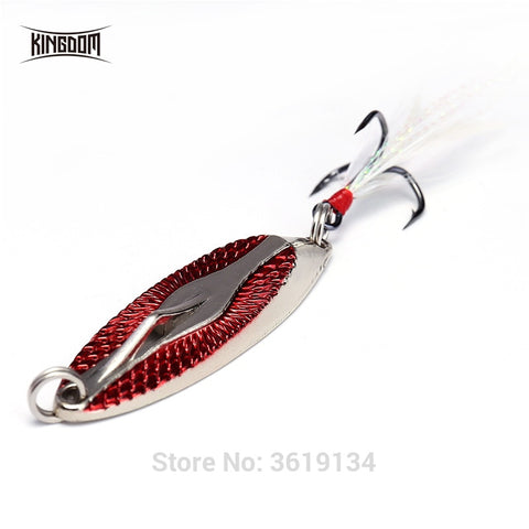 Bevel Cut Metal Spinner Spoon Fishing Lure