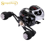 White/Black Right/Left Handed Fishing Reel