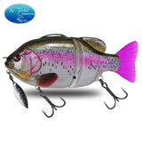 Jointed swimbait fishing lure