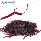 Soft Fishing Lure Simulation Worm